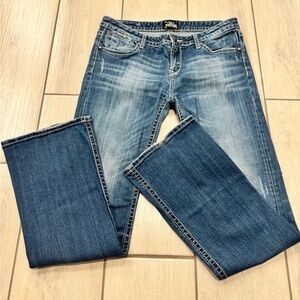 Express Women's Boot Cut Jeans - Blue